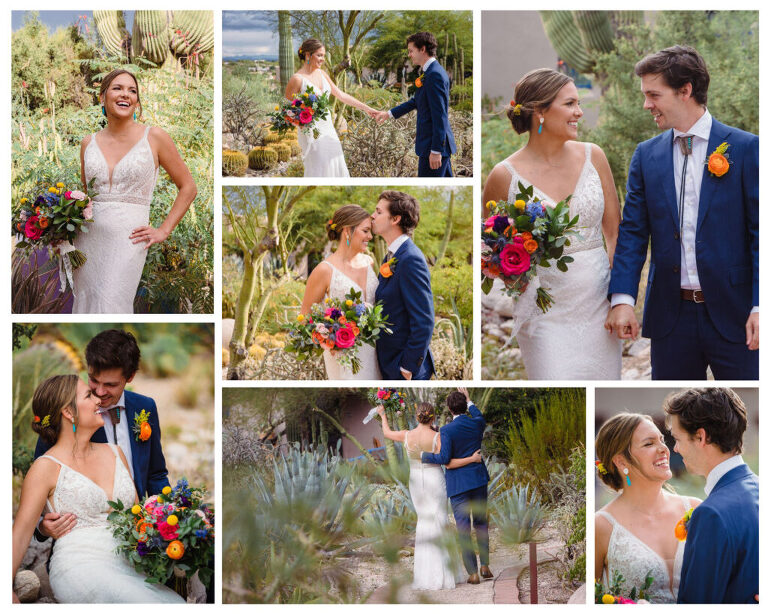 Colorful wedding; wedding at Hacienda Del Sol; Lori OToole Photography